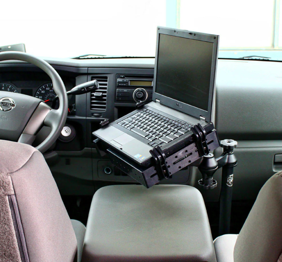 RAM Mount installed in a truck